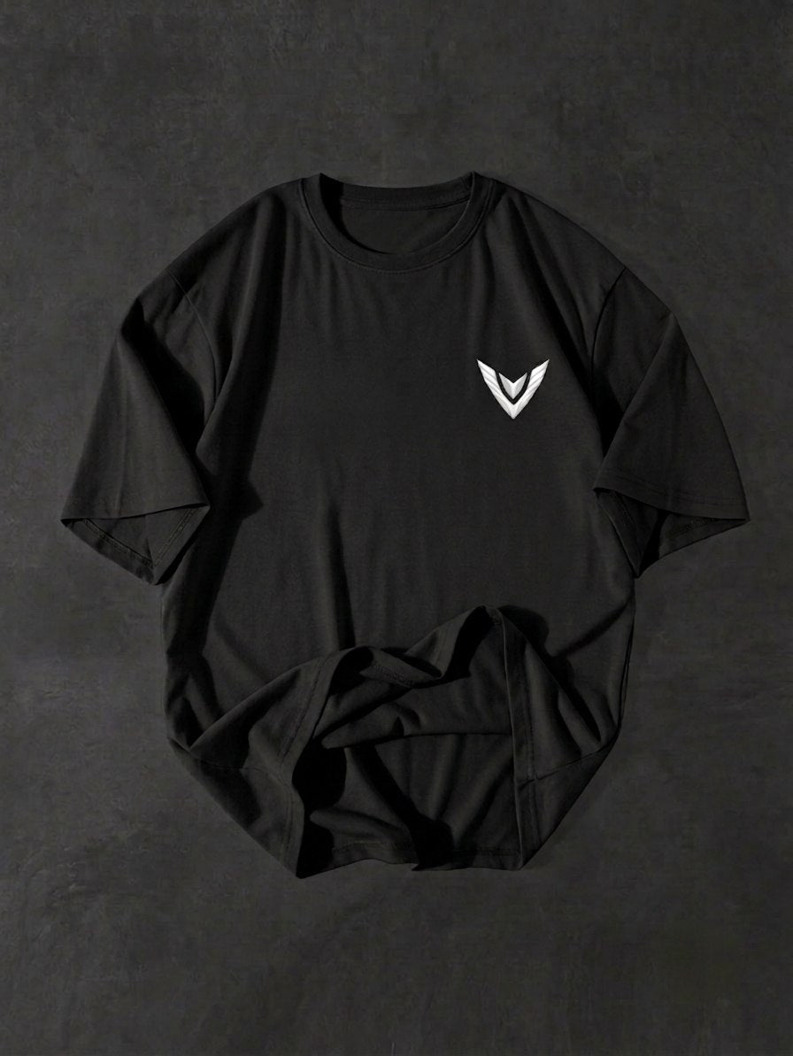 Oversized T-shirt with a minimal logo