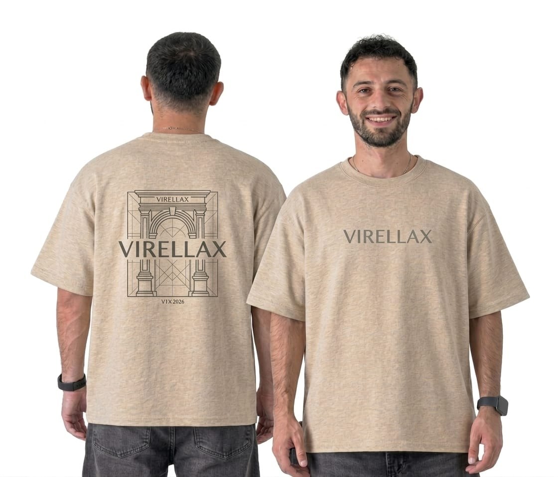 Oversized T-shirt with a VIRELLAX City design