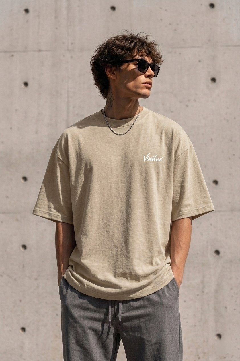 Oversized t-shirt with a simple design